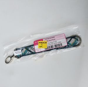 Hang it up key fob sea plaid